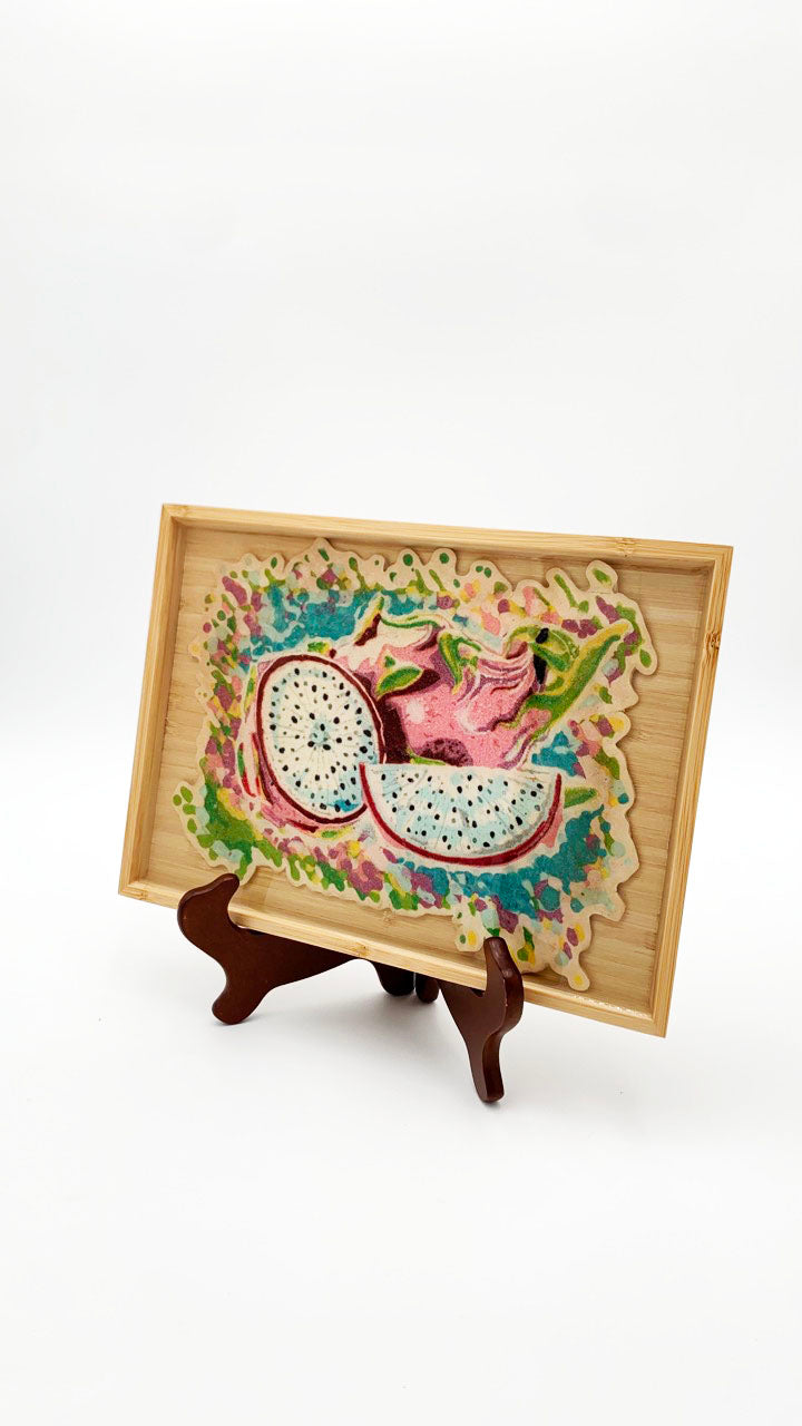 Dragonfruit Bamboo Tray - Fine Pancake Art