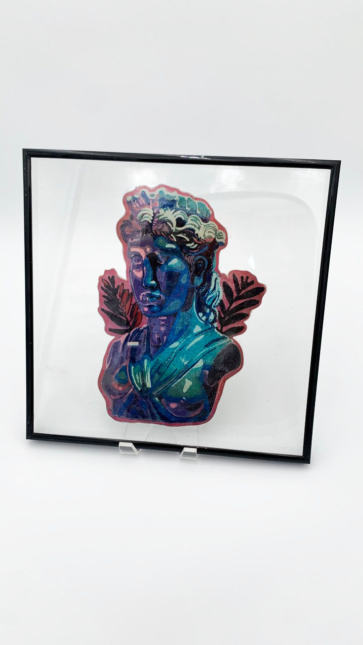 Vaporwave Goddess - Fine Pancake Art