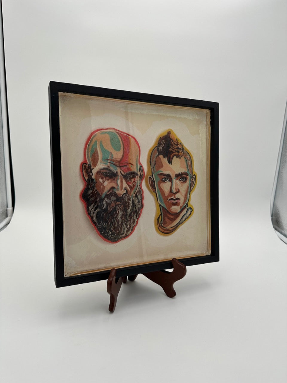 Kratos and Atreus (God of War: Ragnarok) - Fine Pancake Art