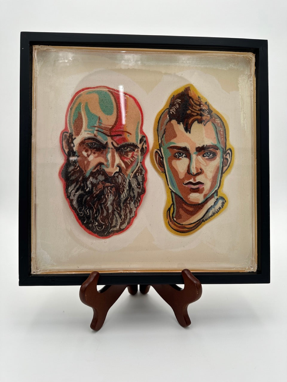 Kratos and Atreus (God of War: Ragnarok) - Fine Pancake Art